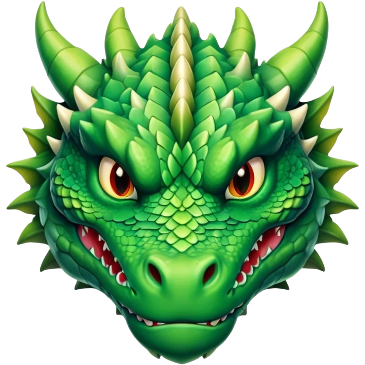 real dragon face emoji