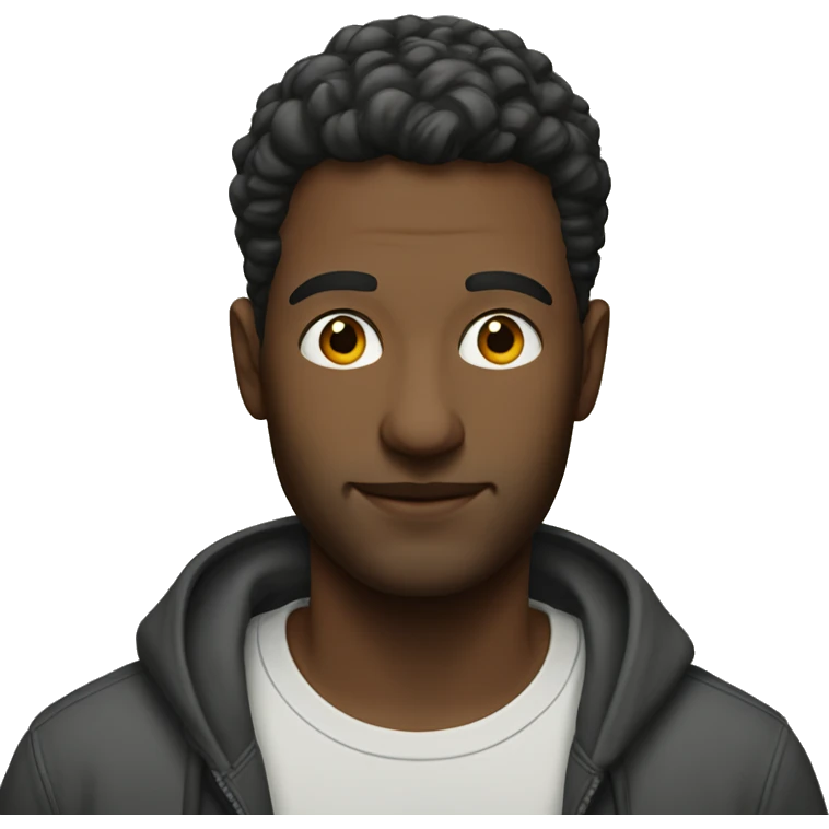 casual indoor portrait of man emoji
