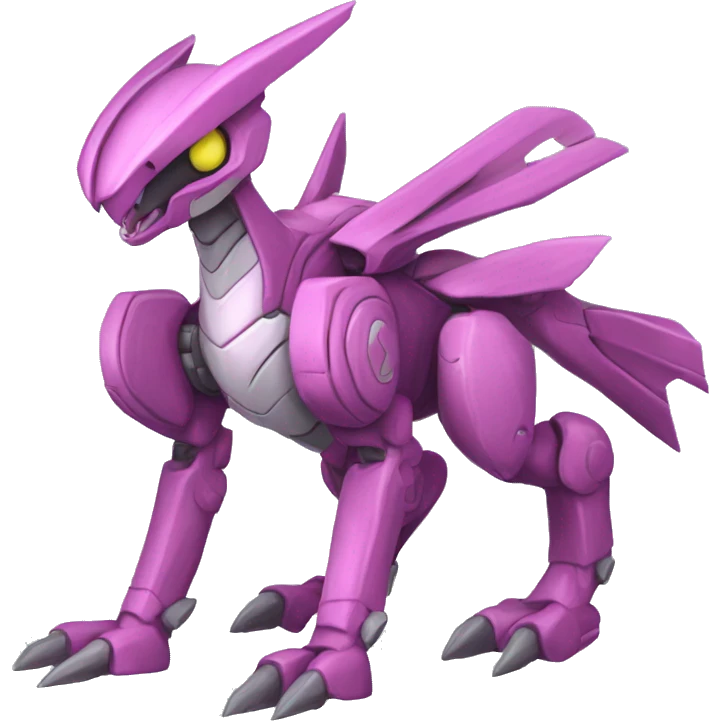  cool edgy Palkia-Genesect-Raptor full body emoji