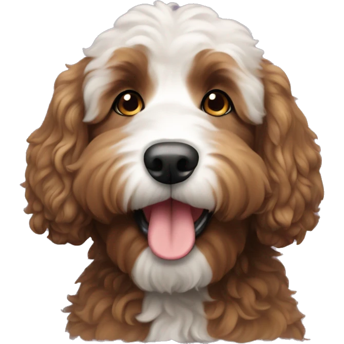 Bernedoodle dog  emoji