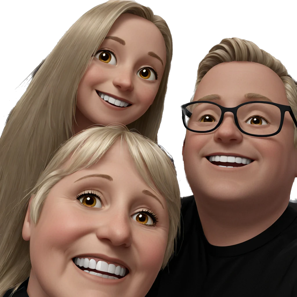 smiling girl with boys emoji