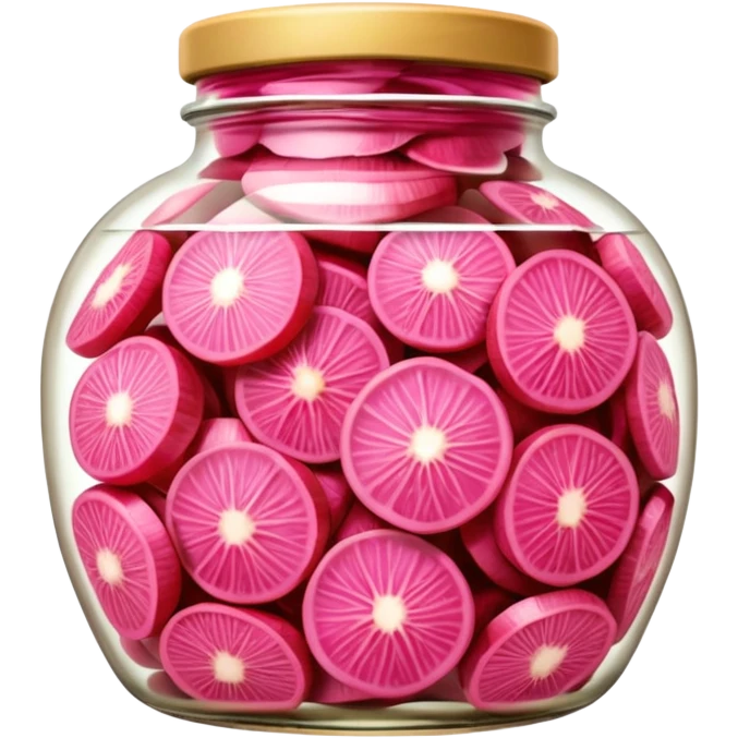 Pink Pickled ginger for sushi emoji