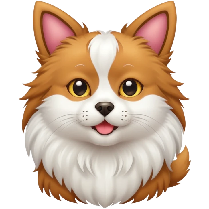 Dog with cat ears emoji