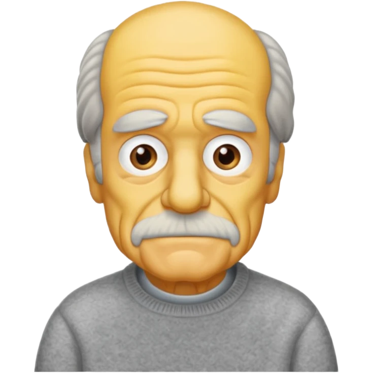 the simpsons, grandpa abe . emoji