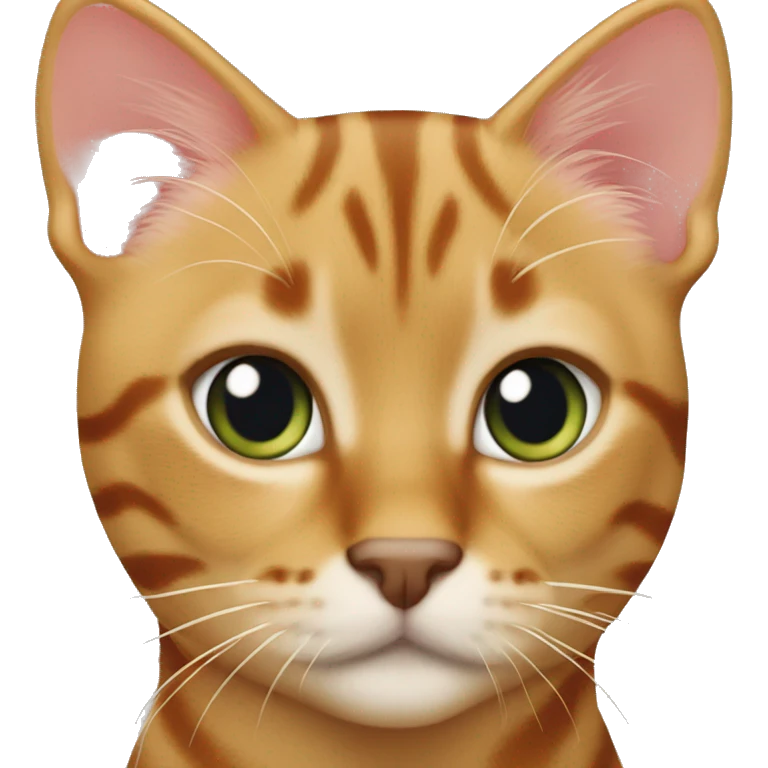 Strawberry blonde with bengal cat emoji