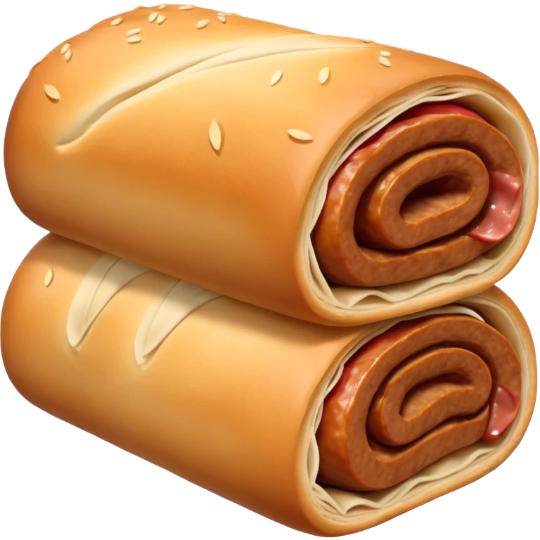 Sausage roll emoji