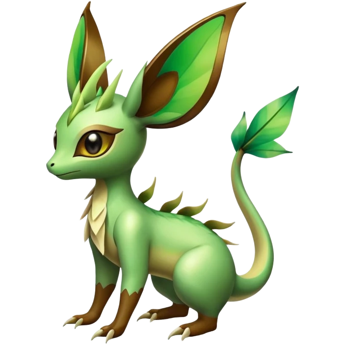 Shiny Exotic Flygon-Leafeon-Hybrid-Creature emoji