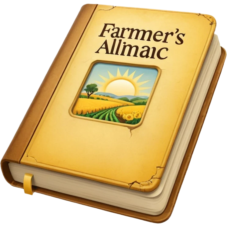 portable Farmers' Almanac emoji