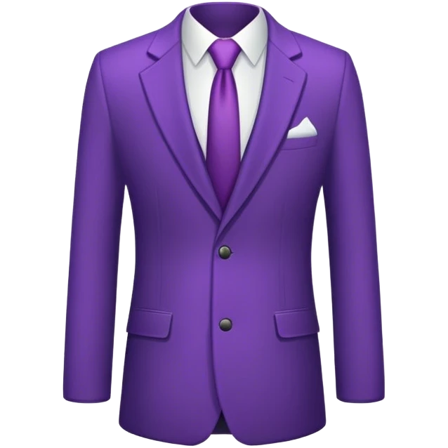 suit coat purple emoji