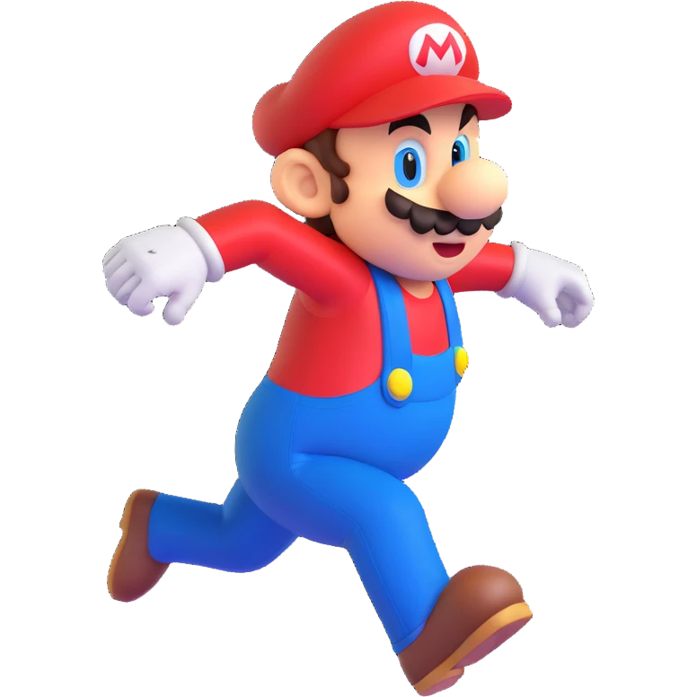 super mario bros run emoji