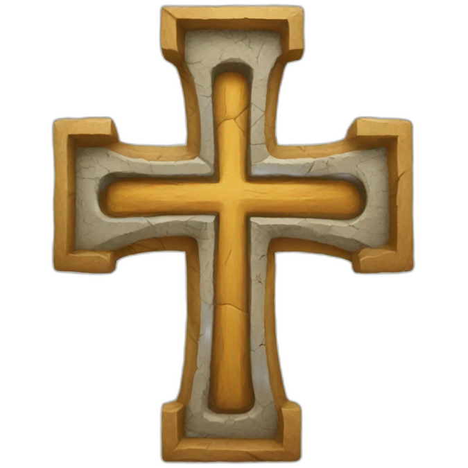 medieval cross emoji