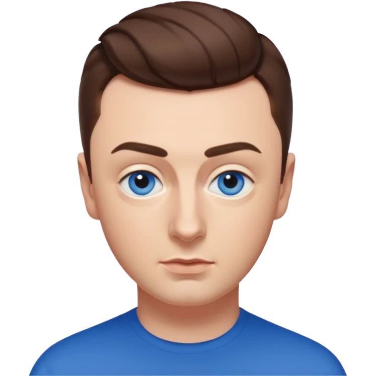 Sam Smith with blue eyes emoji