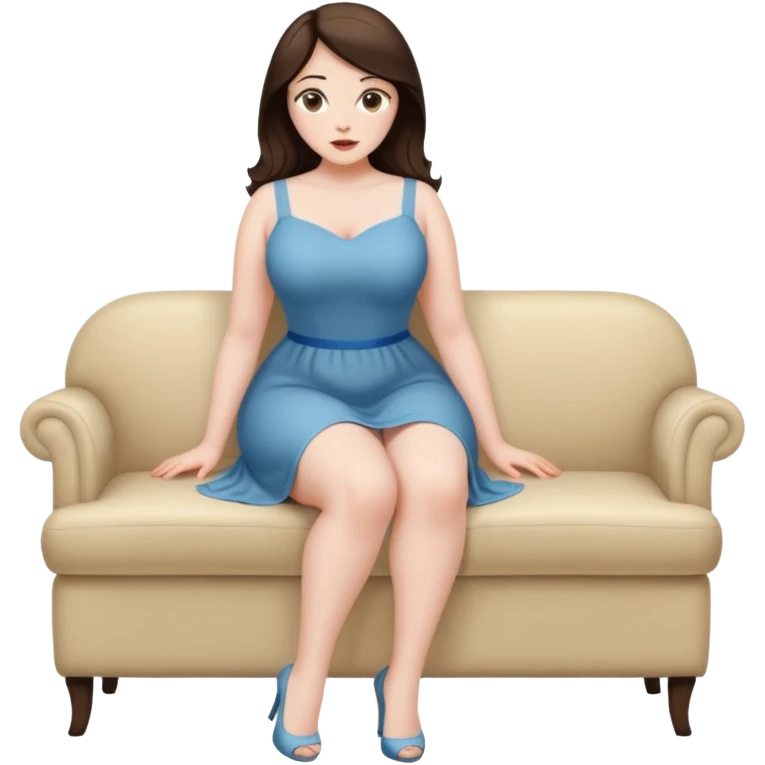 brunette curvy opening legs waiting for her bf to fuck her  emoji