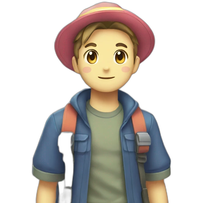 Global Trade Station Pokemon Badge  emoji