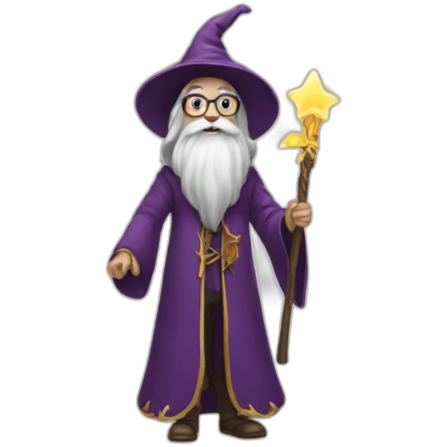 wizzard with a wand emoji