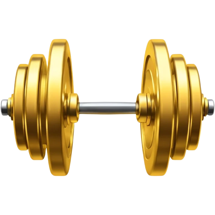 Golden Barbell emoji