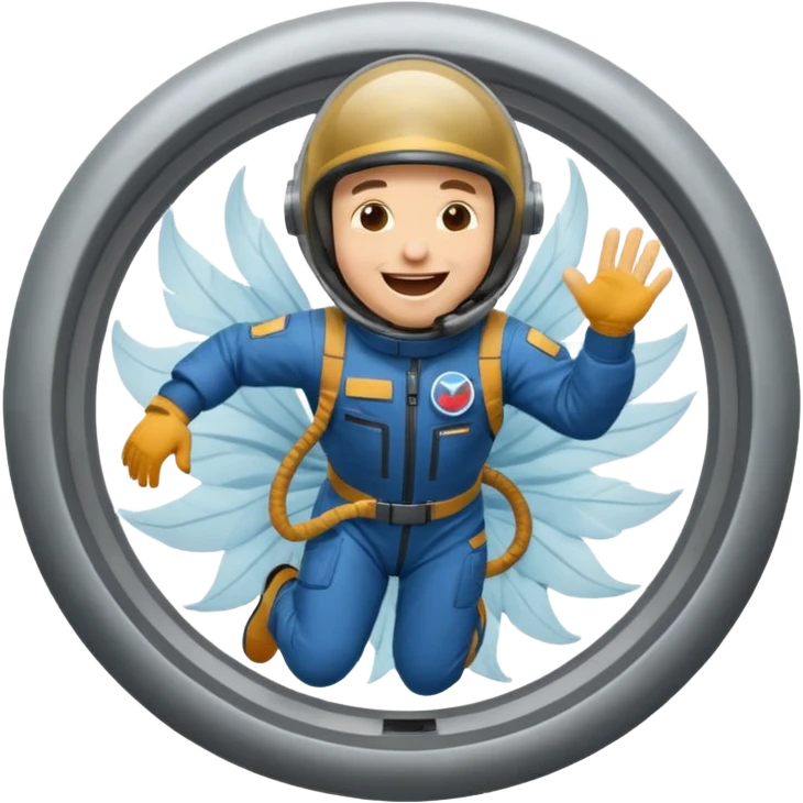 Создай весёлый эмодзи. У нас аэротруба, мы продвигаем аэротрубный спорт emoji