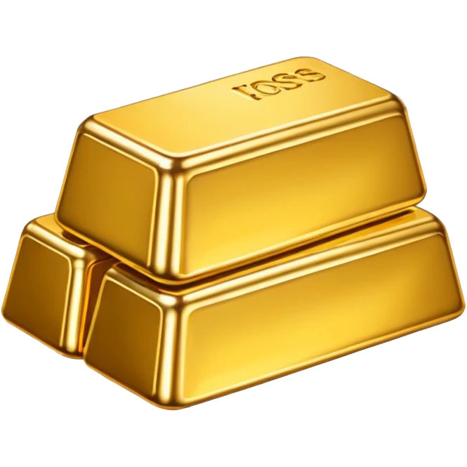 золотые слитки emoji