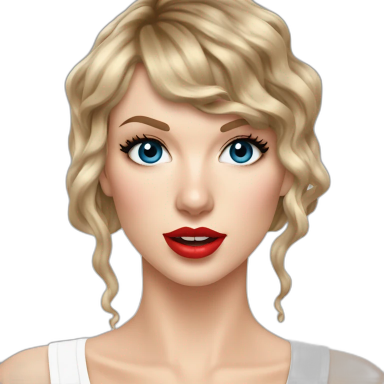 taylor-swift-selfie-milk-on-face-dripping emoji