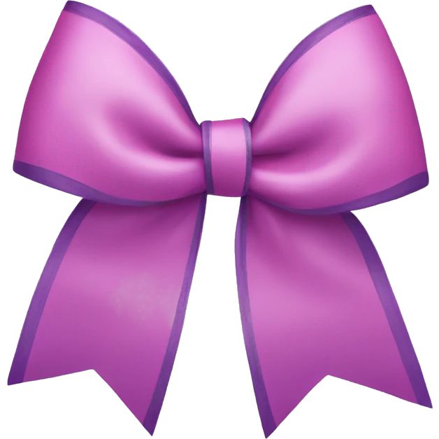 Cheer bow emoji