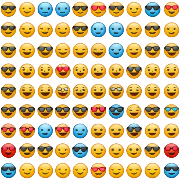 do 20 emojis, different, that dont exist, detailed emoji