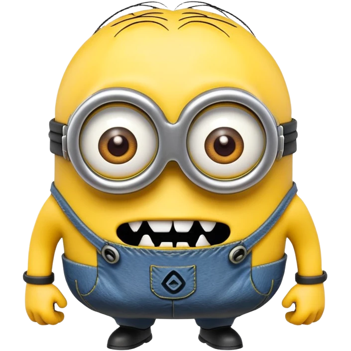 Cursed minion scary emoji