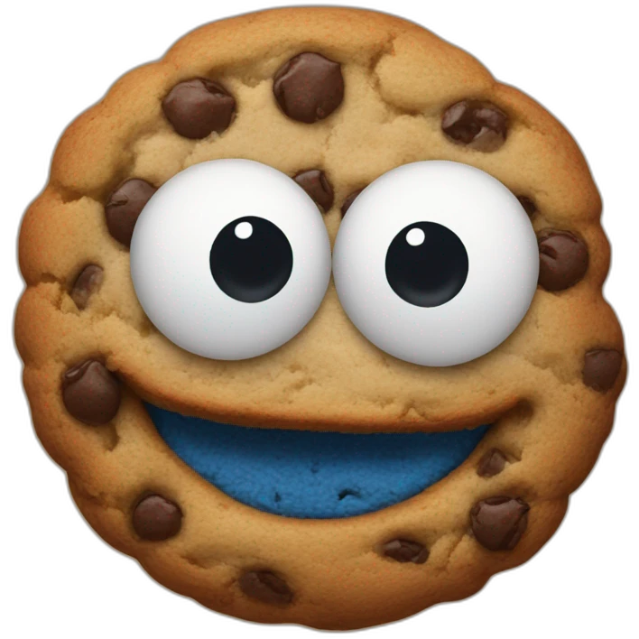 Cookie monster emoji