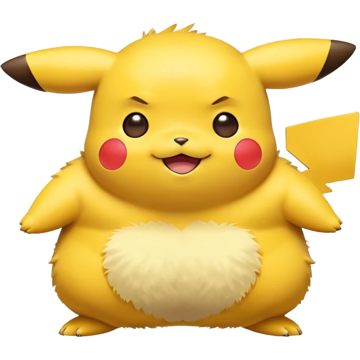 Fat Pikachu  emoji
