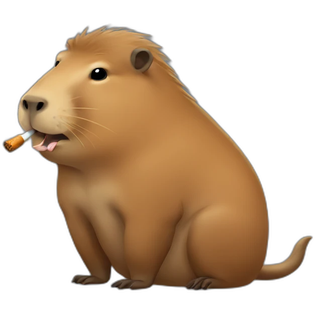 capybara smoking emoji
