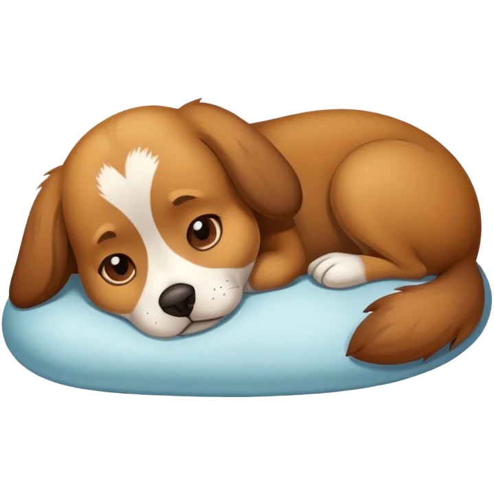 Sick dog emoji