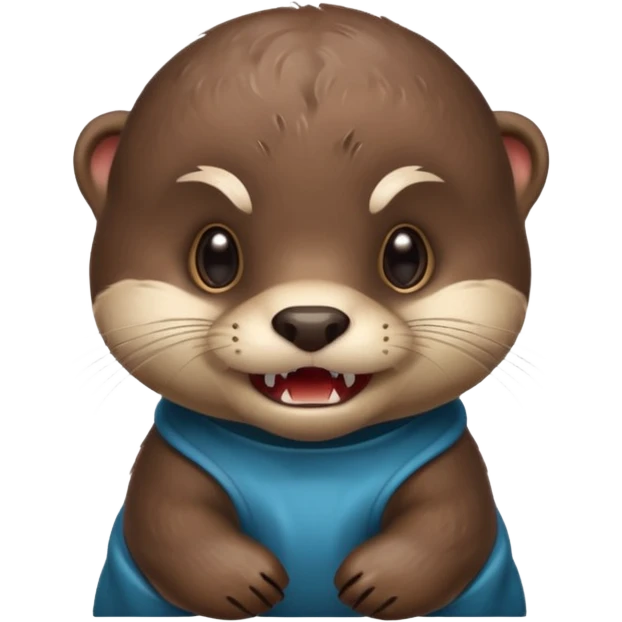 Angry baby otter  emoji