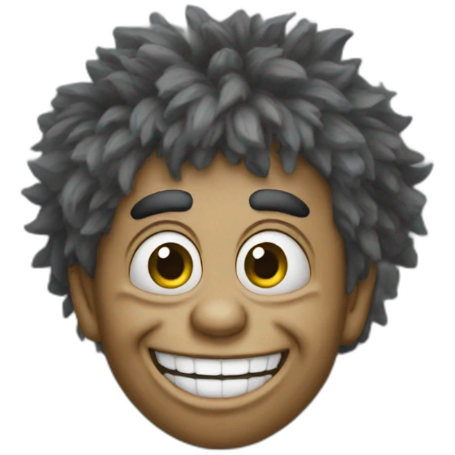Un troll face de los memes emoji