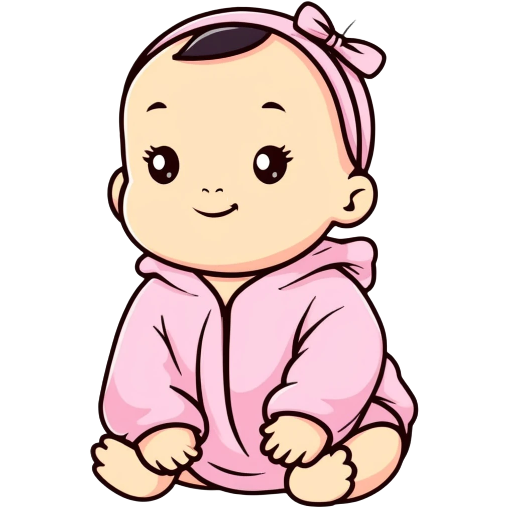 baby girl emoji