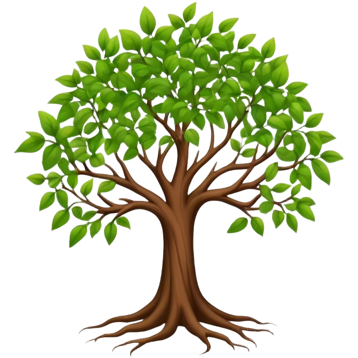 A network sprouting like a tree  emoji