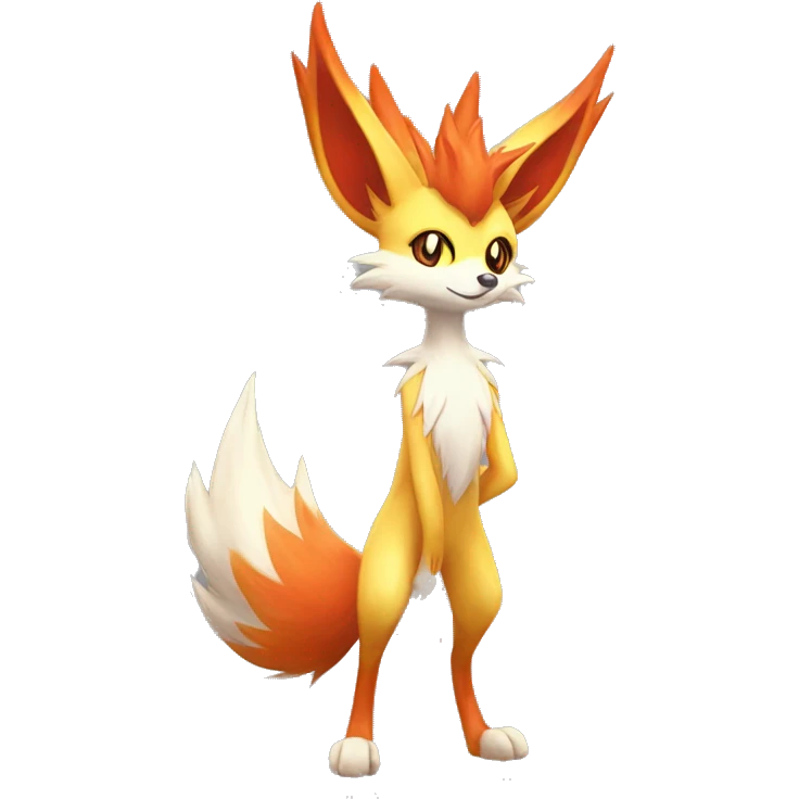  Delphox-Braixen-Fennekin-Fakemon Full body emoji