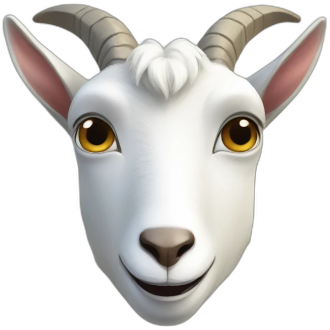 goat without eyes emoji