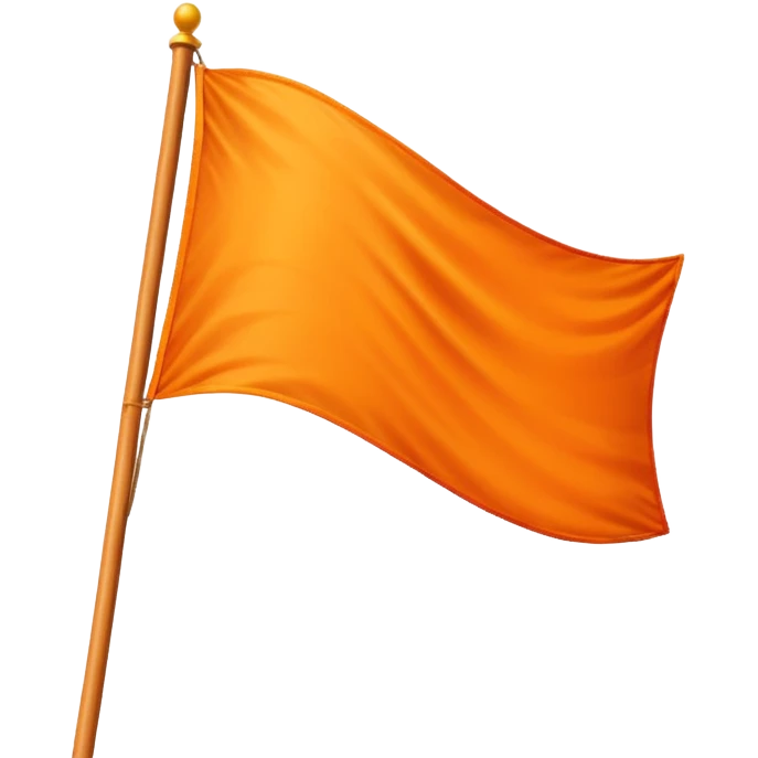 Orange flag emoji emoji