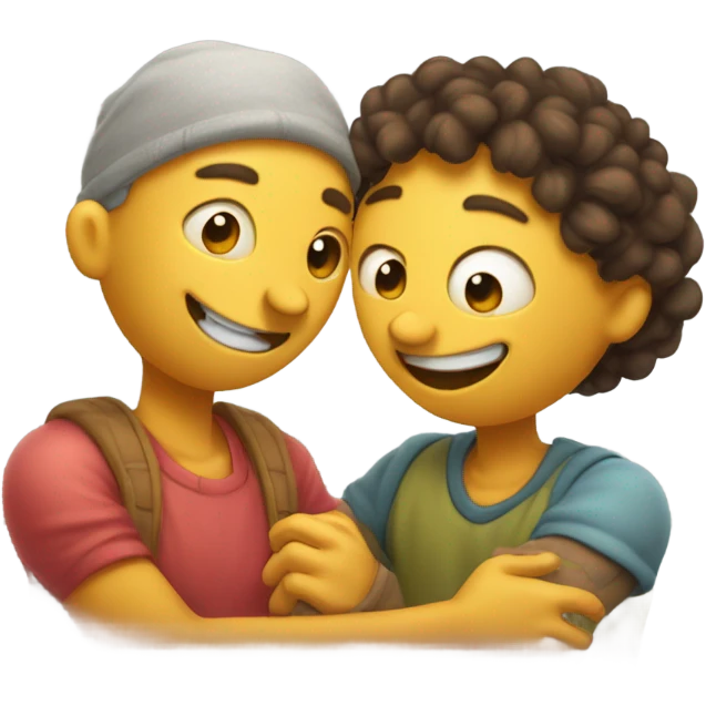 hugs and kisses emoji