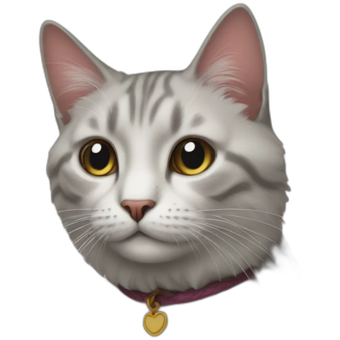 Cat on a lac emoji