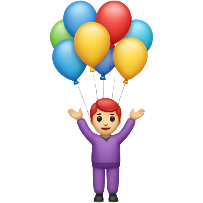 Balloon person emoji
