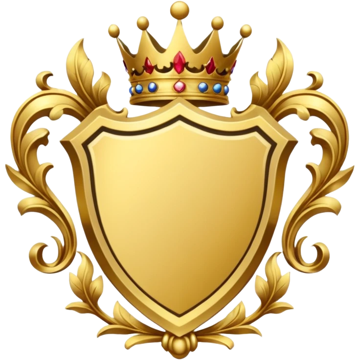 Gold royal Crest emoji