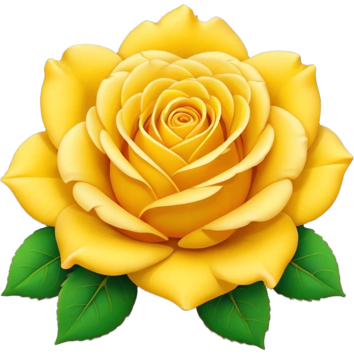 Yellow rose emoji