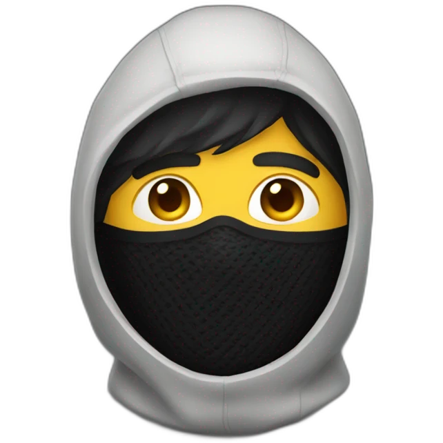 Balaclava man emoji