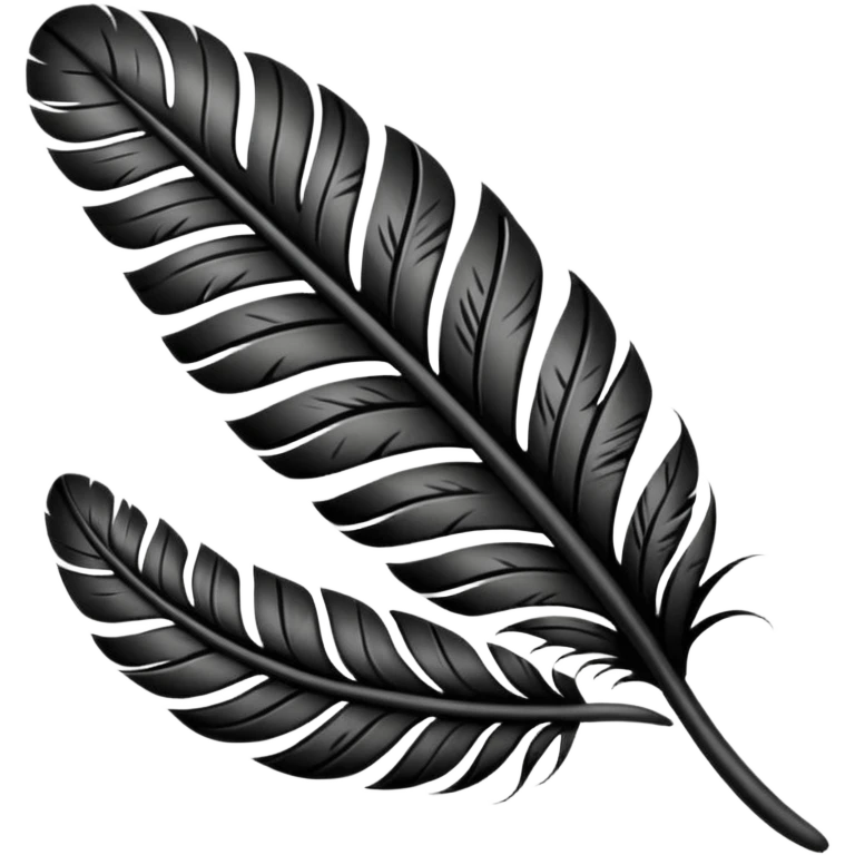 Feather Maori pattern emoji