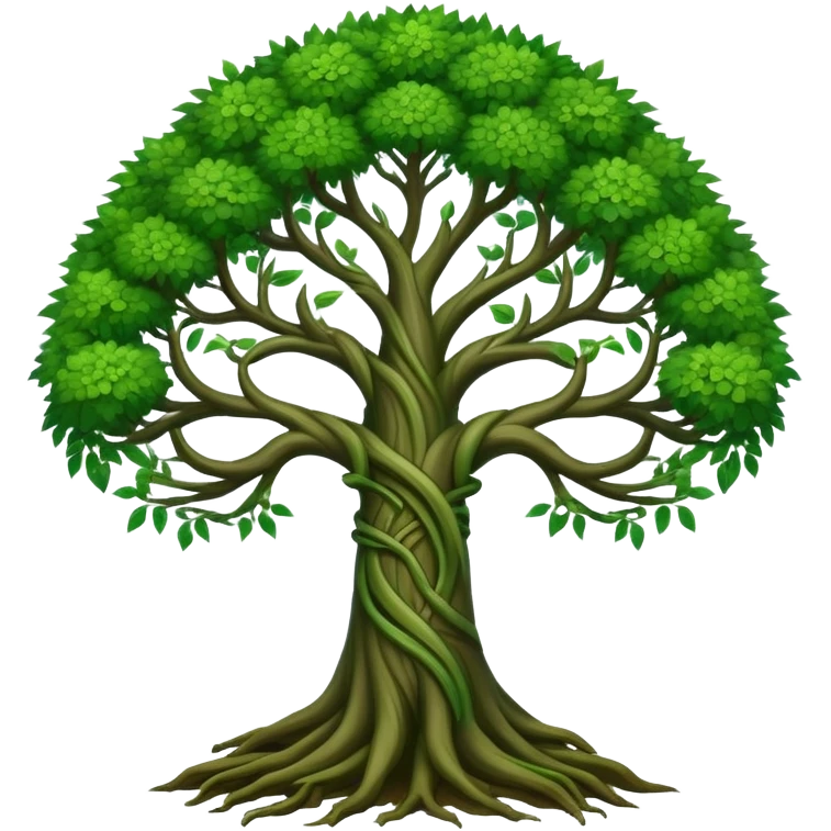 yggdrasil tree - three realms emoji