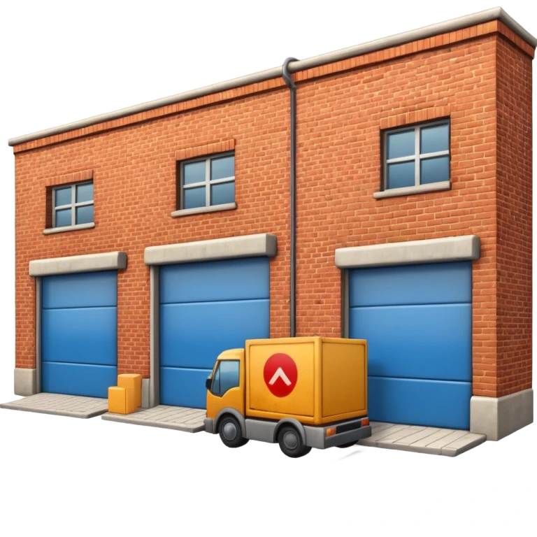 goods delivery point building emoji