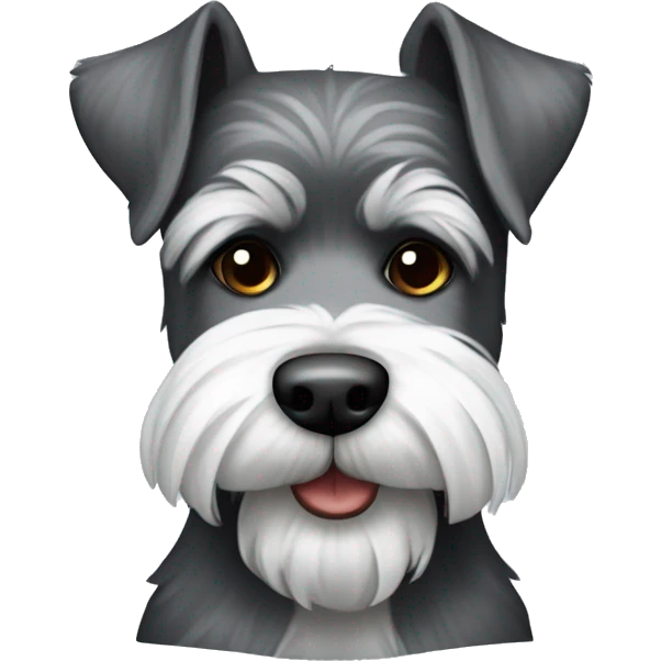 Salt n paper Zwergschnauzer emoji