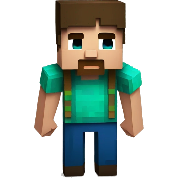 Minecraft Steve emoji