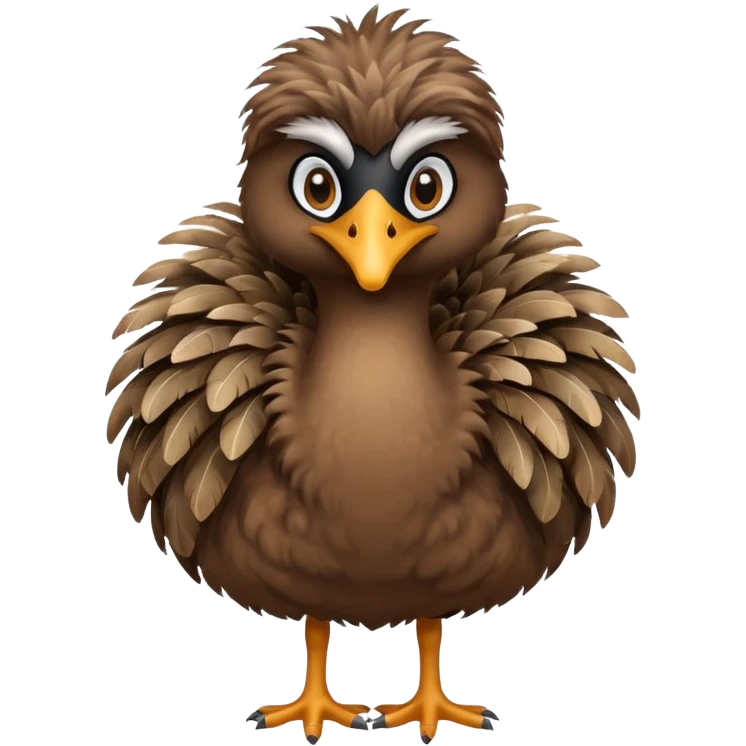 a cute emu emoji