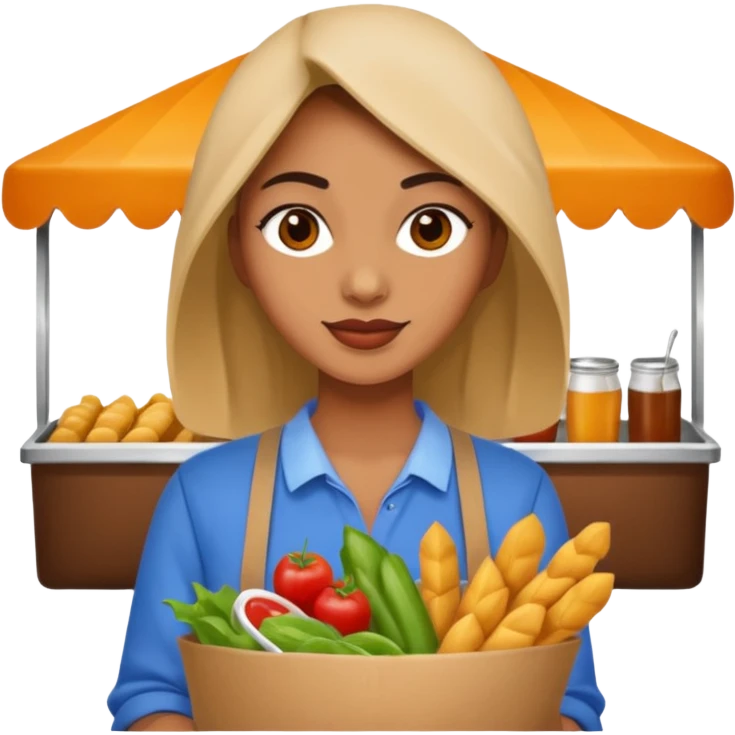 Street Food Shopper woman  emoji